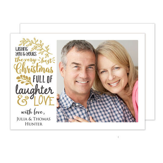 Very Best Christmas Photo Cards